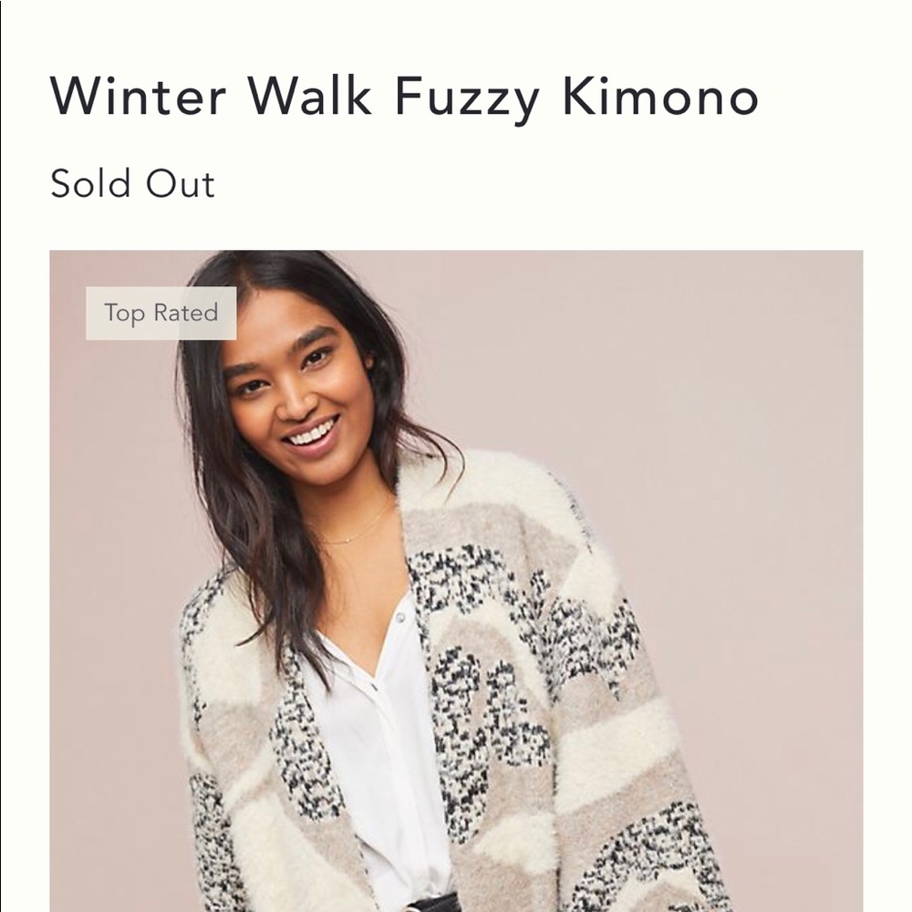 ISO: Anthro Winter Walk Fuzzy Kimono/Cardigan!!!